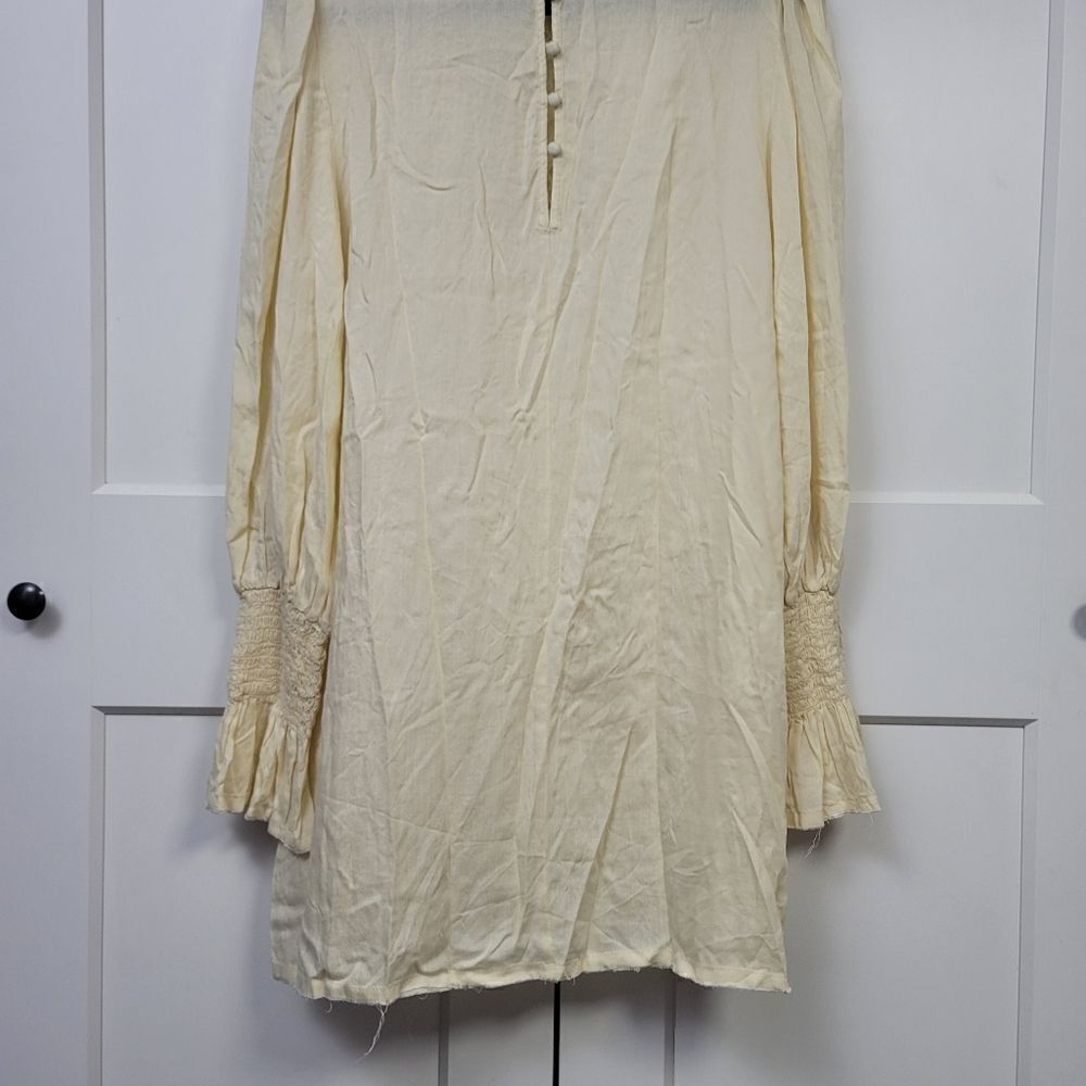 Free People Nwot Vienna crochet trim mini dress, medium - Picture 7 of 11